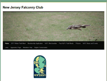 Tablet Screenshot of newjerseyfalconryclub.com